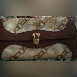 Louis Vuitton Monogram Charm Portefeiulle Long Bifold Wallet